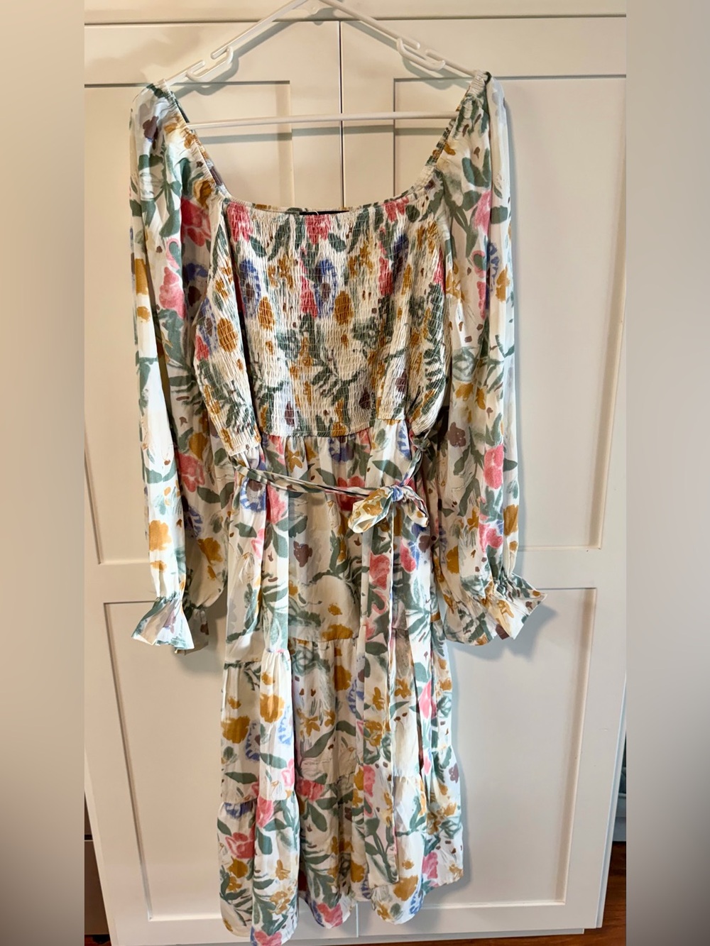 Simplee Plus Floral Maxi Dress for Summer
